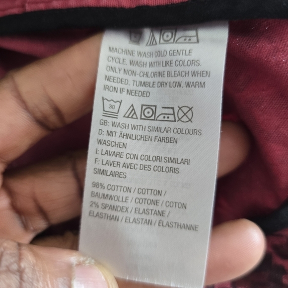 G.I.L.I. Blazer Jacket Women 10 Red Snake Animal Printed Stretch Canvas New - Picture 12 of 12